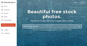 StockSnap, une banque de photos  libres de droit et gratuites en HD
